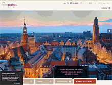 Tablet Screenshot of hotelpatio.pl